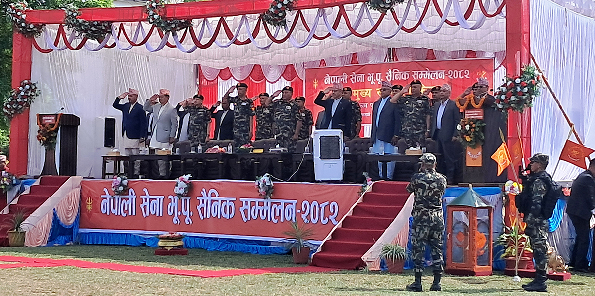 नेपाली सेना स्वदेश तथा विदेशमा सम्मानित संस्थाका रूपमा स्थापित छ : प्रधानसेनापति