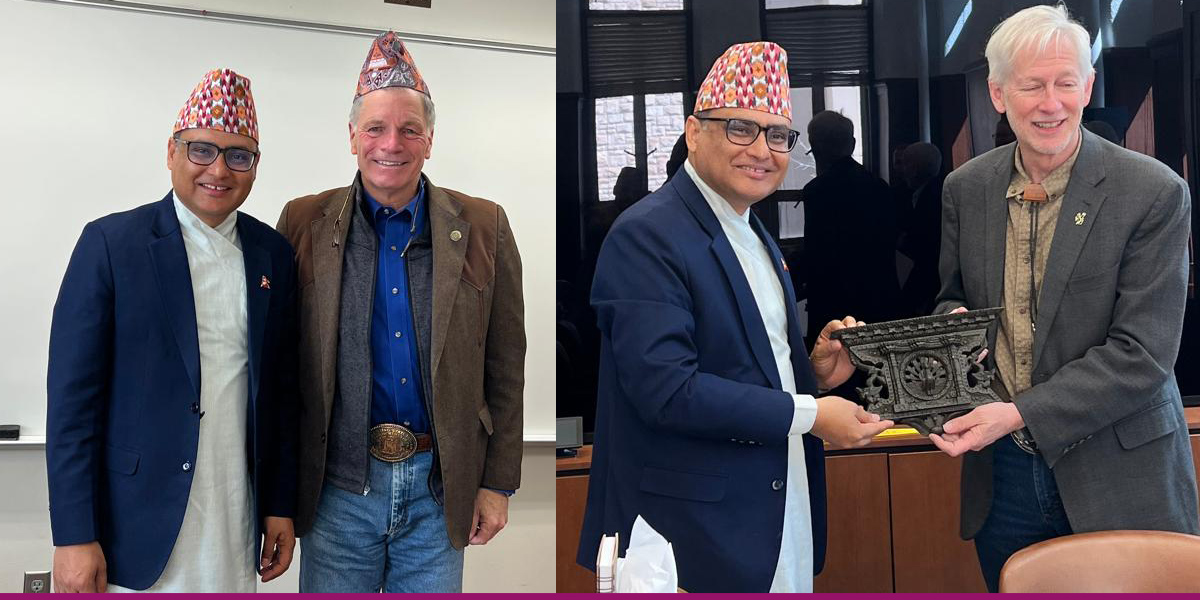 वायोमिङ राज्यका गभर्नरसँग महावाणिज्यदूत खनालको शिष्टाचार भेट