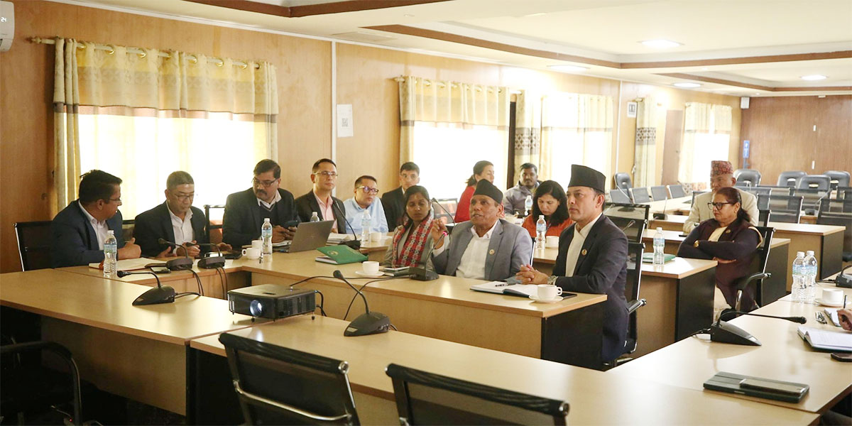 संसद् भवन निर्माण पूरा नभएपछि सभामुख र अध्यक्ष गरे निर्माण कम्पनीका प्रतिनिधिसँग छलफल