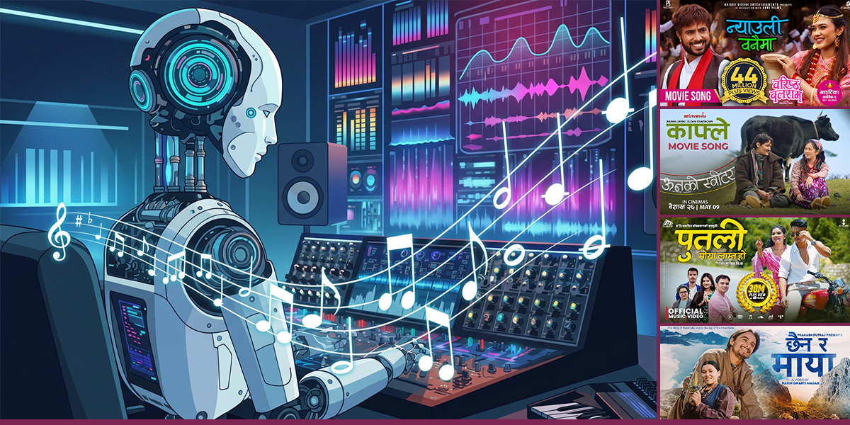 संगीतमा वर्ष २०८२ : एआईको प्रभाव, लोकदोहोरी र फिल्मी गीत शीर्ष स्थानमा