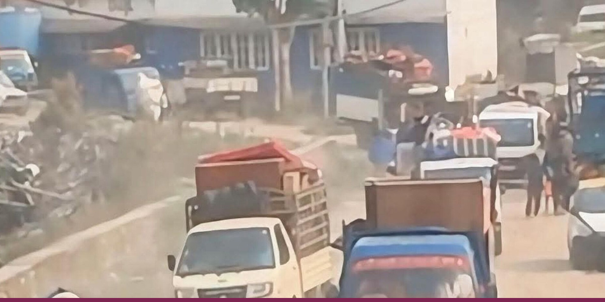 बस्ती छाड्न थाले मनोहराका सुकुम्बासी