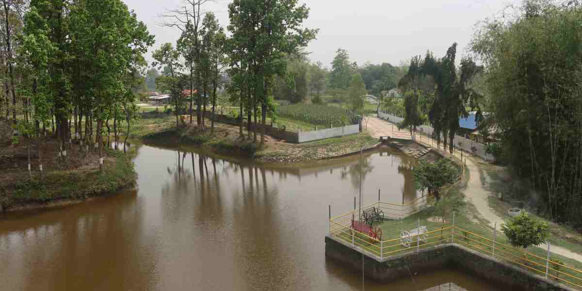 पर्यटकको रोजाइमा ‘तीनकुने पोखरी’