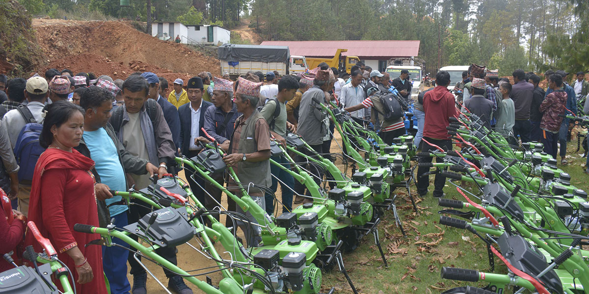 किसानलाई मिनिटिलर