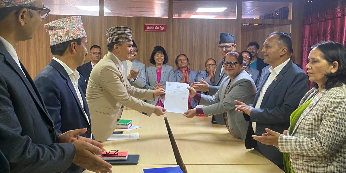 राष्ट्रियसभा उपाध्यक्षमा भण्डारीको उम्मेदवारी