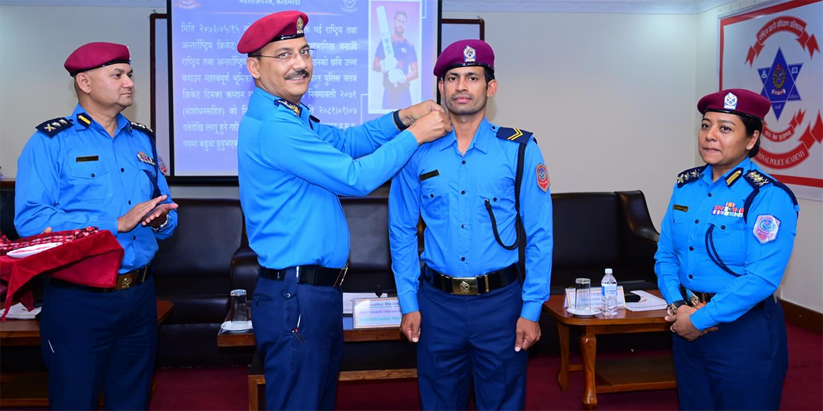 प्रहरीमा बढुवापछि क्रिकेटर आरिफ शेखले भने- कर्मको फल प्राप्त भएको महसुस भयो