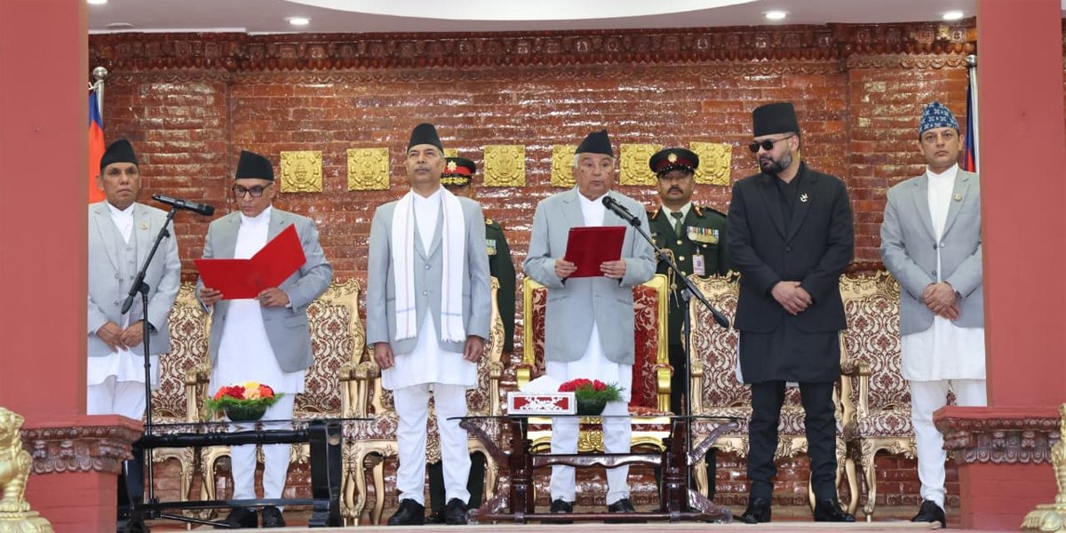 डा. मनोजकुमार शर्मा प्रधानन्यायाधीशमा नियुक्त