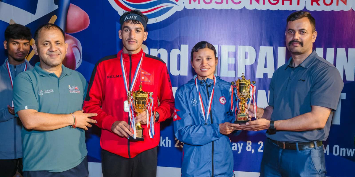 अक्कल र सन्तोषीलाई दोस्रो नेपालगन्ज १० म्युजिक नाइट रनको उपाधि