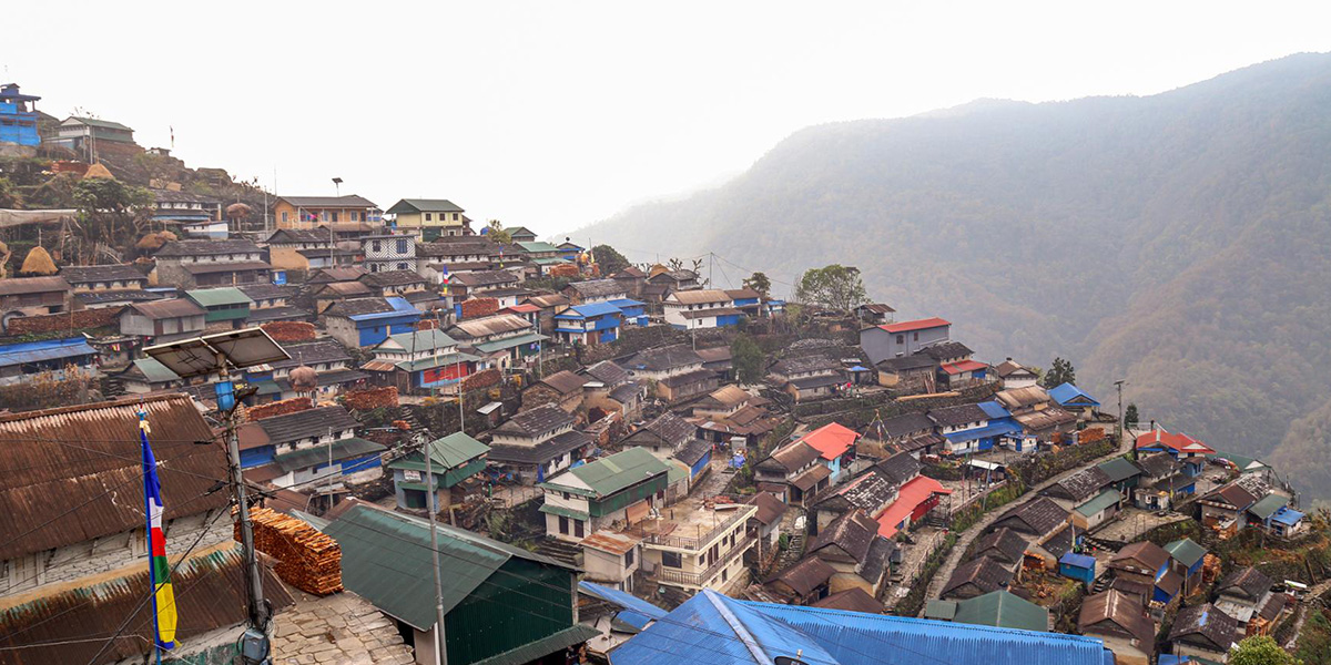 लमजुङको भुजुङः मौलिक संस्कृति बोकेको पर्यटकीय गाउँ