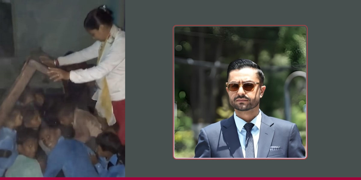 कक्षामा पानी पस्दा शिक्षकले बेन्चले ओत दिएर विद्यार्थी जोगाए, शिक्षामन्त्रीले गरे सुधारको पहल