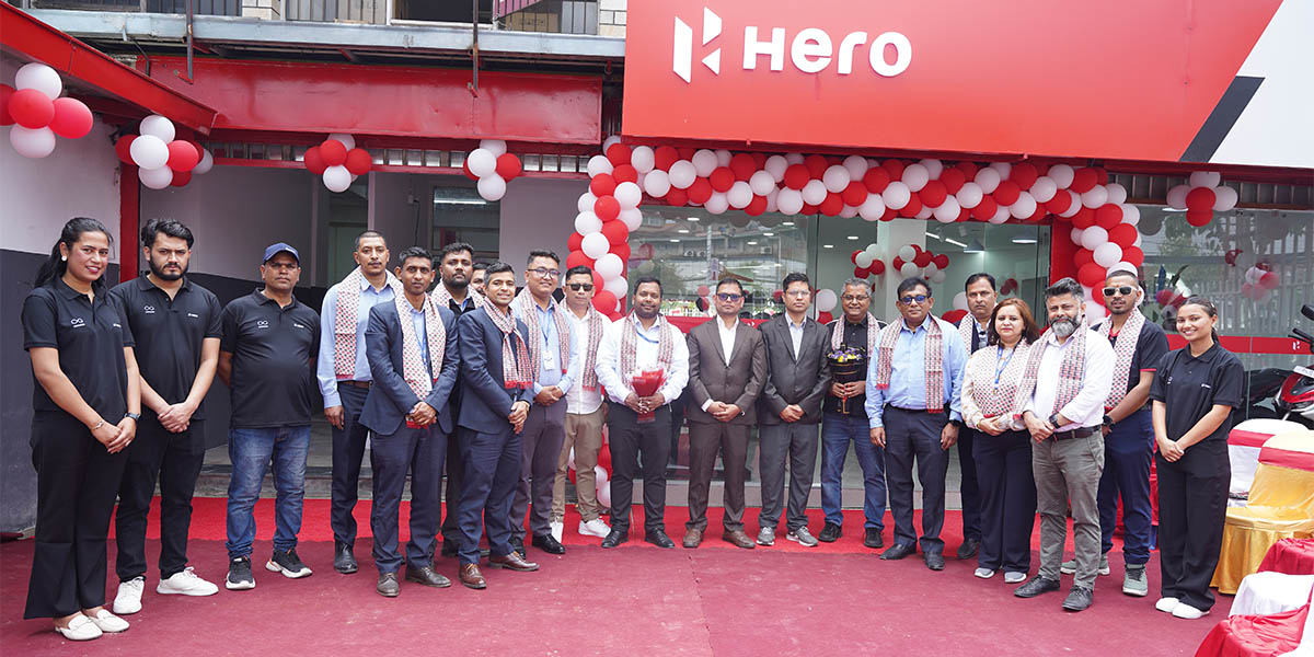 हिरो मोटर कर्पोरेसनको अत्याधुनिक शोरुम