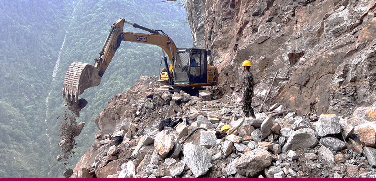नेपाली सेनाले गर्‍यो १४ सय किलोमिटर बढी सडक निर्माण
