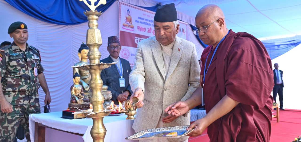 ‘पञ्चशील र चार आर्य सत्य सिद्धान्त राष्ट्रिय एकताका मार्गनिर्देशक हुन्’
