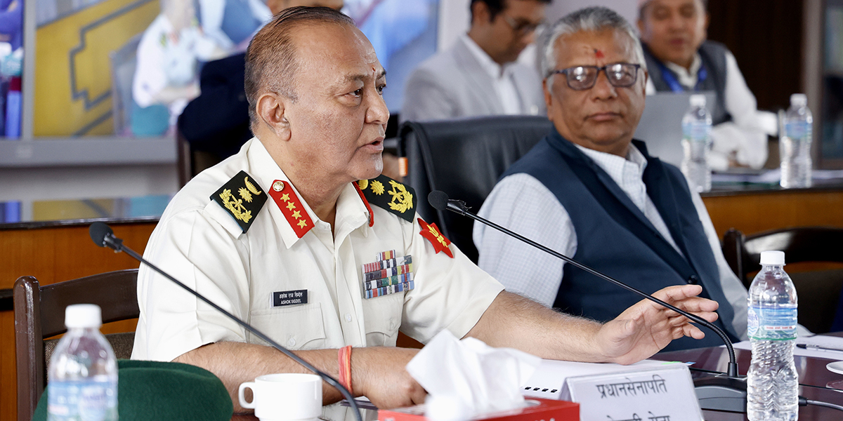 सार्वजनिक लेखा समिति बैठकमा प्रधानसेनापति