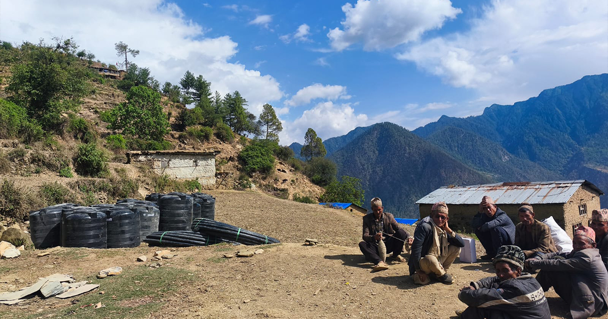 हुम्लाको बौल्यानामा खानेपानी  समस्या