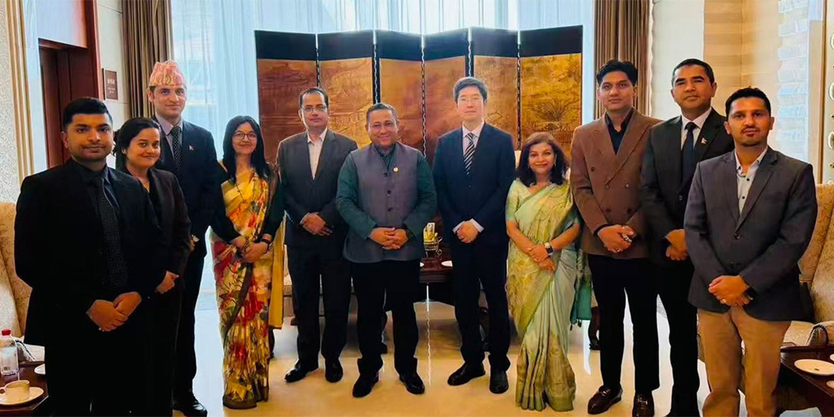 बेइजिङमा परराष्ट्रमन्त्री