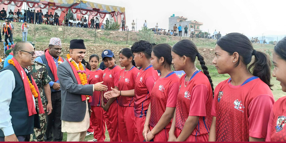 कर्णालीमा सुविधासम्पन्न क्रिकेट रंगशाला बनाउने मुख्यमन्त्री कँडेलको प्रतिबद्धता