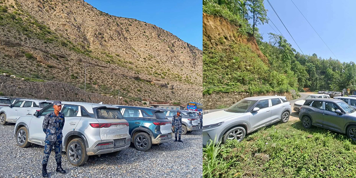कोरोला नाकाबाट भित्रिएका ७७४ विद्युतीय सवारीसाधन नियन्त्रणमा