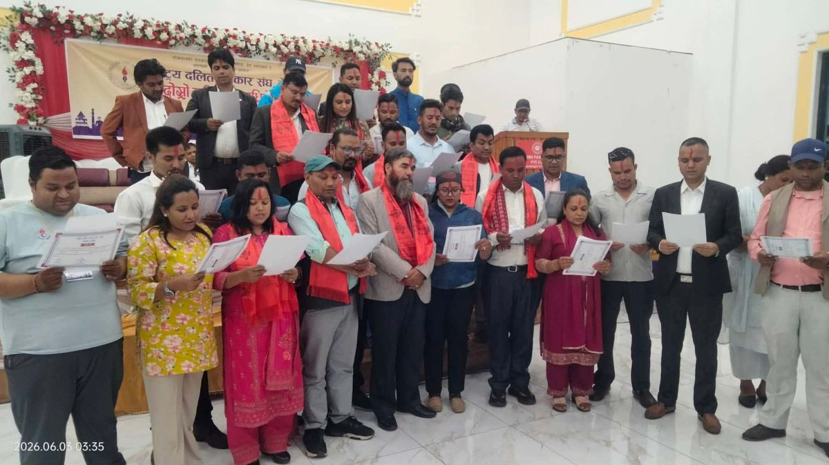 राष्ट्रिय दलित पत्रकार संघ नेपालको अध्यक्षमा गोपाल