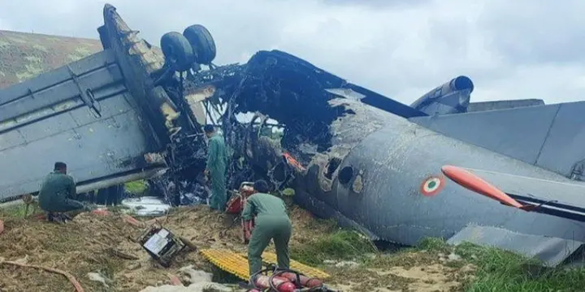 असममा भारतीय वायु सेनाको विमान दुर्घटना