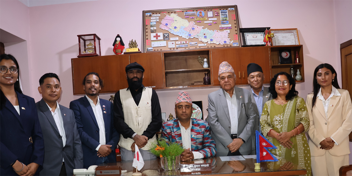 रेडक्रसमा नवगठित तदर्थ समितिको पदभार ग्रहण
