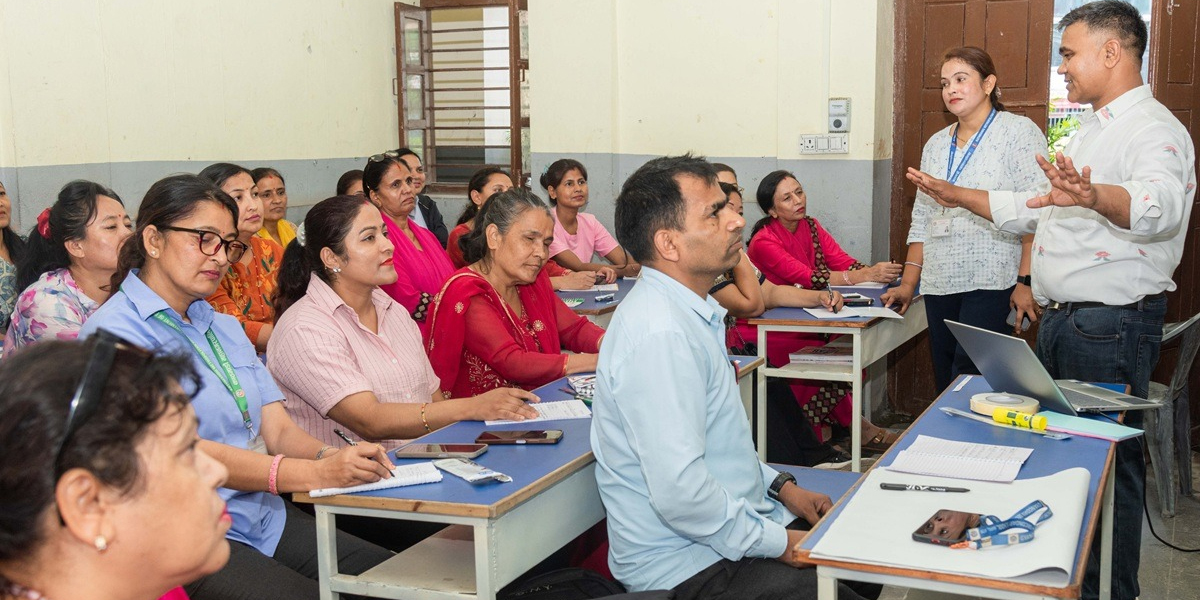 काठमाडौँ महानगरले बाल शिक्षकसहितलाई दियो विद्यार्थी मूल्यांकन र नतिजा अभिलेखनसम्बन्धी तालिम
