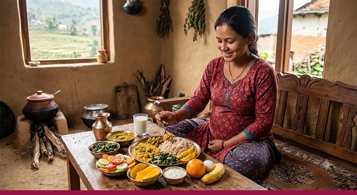 कालीकोटमा गर्भवतीलाई पोषणयुक्त खाद्य सामाग्री वितरण