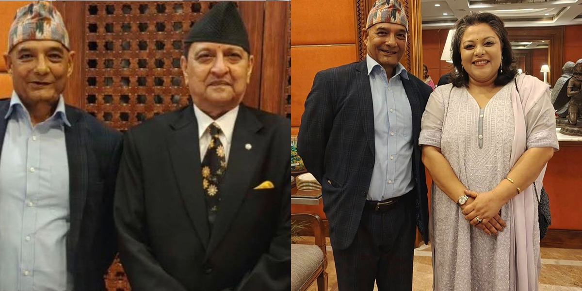 पूर्वराजालाई भेटेर धवलले पार्टीको नीति तथा एजेन्डाबारे दिए जानकारी, ज्ञानेन्द्र शाहले के भने?
