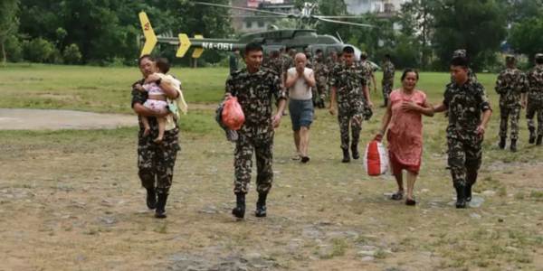 बाढी प्रभावित क्षेत्रमा १३ हजार २९५ सुरक्षाकर्मी परिचालन