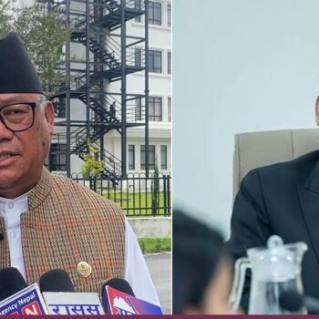 प्रधानमन्त्री शाहसँग आङ्देम्बेको भेटघाट, के भयो कुराकानी?