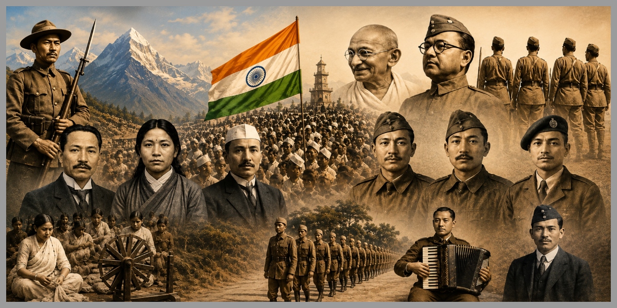 भारतको स्वतन्त्रता संग्राममा गोर्खाहरूको योगदान