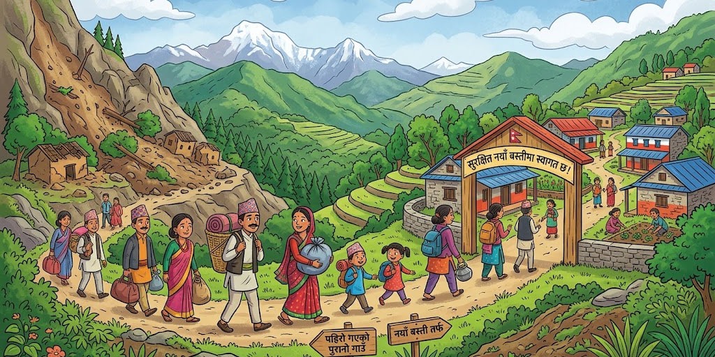 पहिरोको जोखिममा रहेका बाजुराका ११५ जनालाई सुरक्षित स्थानमा सारियो