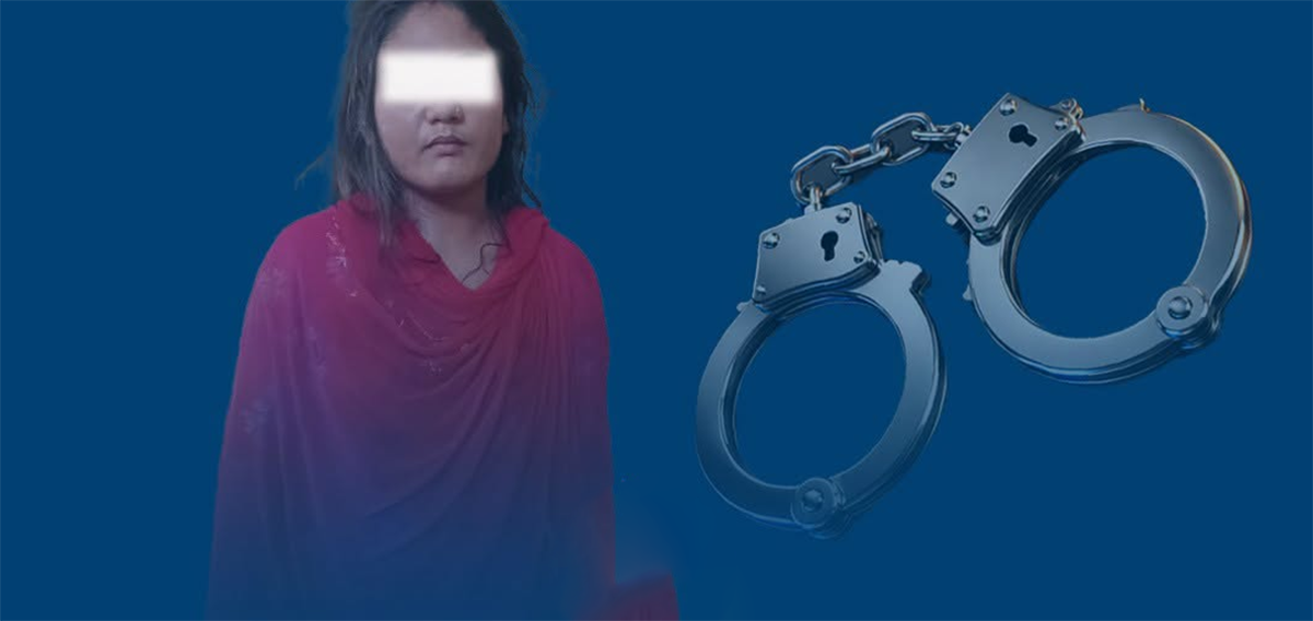 दुई वर्षीया बालिकाको हत्या गर्ने मृतककी कान्छी आमा पक्राउ