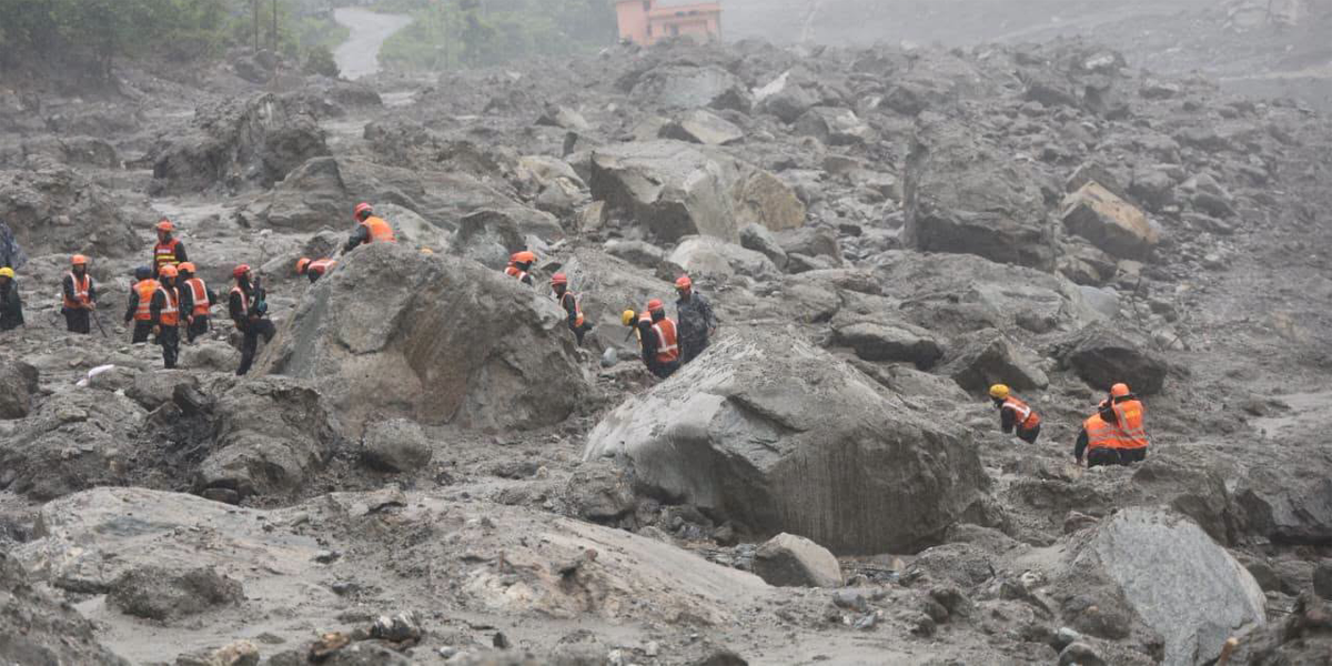 भारत र चीनका सुरुङ उद्धार टोली खटिए बाढी प्रभावित क्षेत्रमा