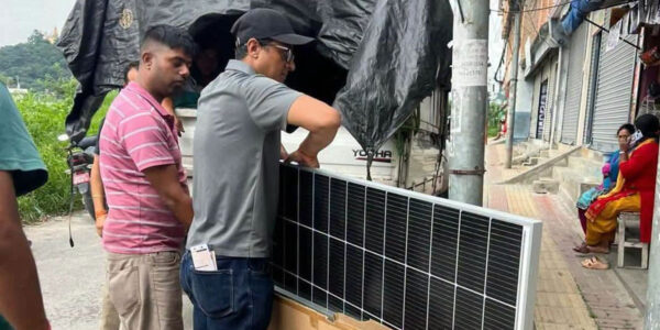 बाढी प्रभावित क्षेत्रमा विद्यालयसहित सार्वजनिक संस्थामा सौर्य विद्युत् जडान सुरु