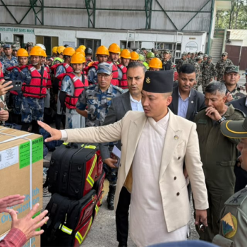 बाढी प्रभावित क्षेत्रमा उद्धार सामग्रीसहित सुरक्षा टोली परिचालन, गृहमन्त्रीले दिए आवश्यक निर्देशन