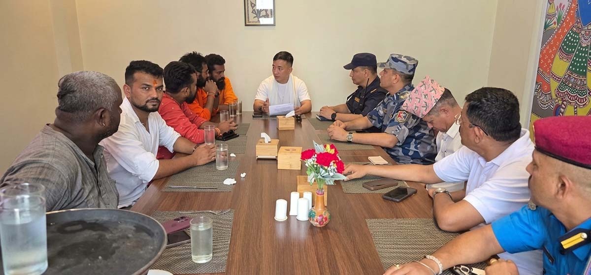 जनकपुरमा गृहमन्त्री र हिन्दु सम्राट सेनाबीच पुनः वार्ता