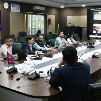 भोटेकोशी बाढीमा बेपत्ताको तथ्यांक लिन ७५ जिल्लाका सम्बन्धित निकायसँग भर्चुअल संवाद