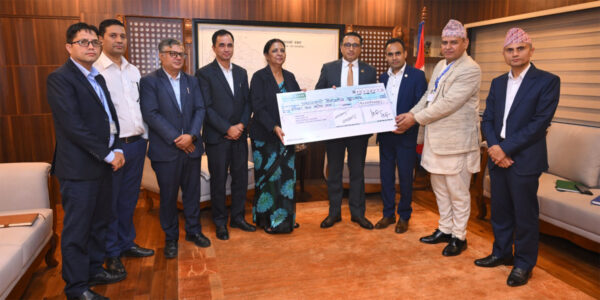 टेलिकमद्वारा प्रधानमन्त्री दैवी प्रकोप उद्धार कोषमा १० करोड नगद सहयोग