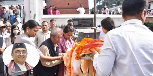 भोटेकोशी बाढीमा वेपत्ता भएका पत्रकार थामी भेटिएनन्, कुशको शव बनाएर गरियो दाहसंस्कार