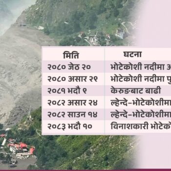 पाँच वर्षमा ६ ठूला बाढी, रसुवा किन बन्दै छ जोखिमपूर्ण?