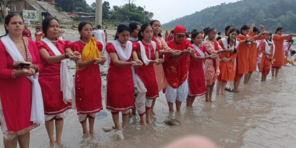 बाढीमा दिवंगतहरूको सम्झनामा देशभर शान्तिपाठ र प्रार्थना