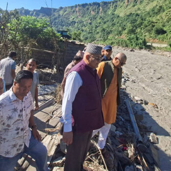 गण्डकी सरकारद्वारा मृतक तथा बेपत्ता परिवारलाई १ लाख राहत, मुख्यमन्त्री निरीक्षणमा