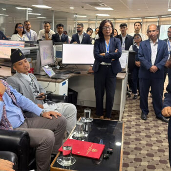भारी वर्षाको सम्भावनाबारे गृहमन्त्री र ऊर्जामन्त्रीले मौसम विभागमा लिए अपडेट