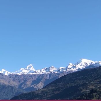मौसम खुलेसँगै गोरखाबाट देखिएको हिमाली सौन्दर्य (तस्बिरहरू)