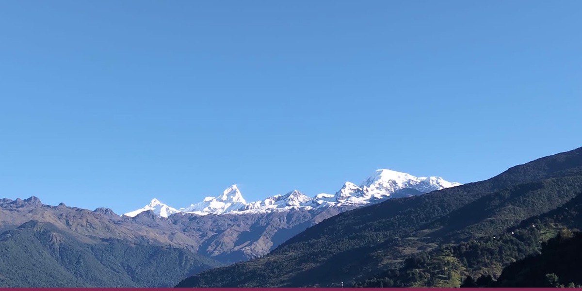 मौसम खुलेसँगै गोरखाबाट देखिएको हिमाली सौन्दर्य (तस्बिरहरू)