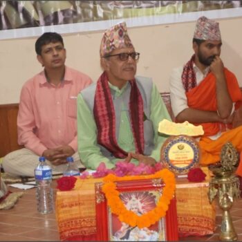 पशुपतिनाथमा काव्यपुष्प अर्पण