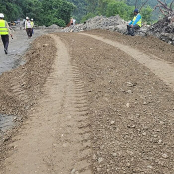 कृष्णभीरमा नयाँ ट्रयाक तयार, असोज १ देखि दुईतर्फी यातायात सञ्चालन