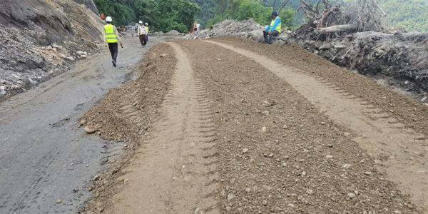 कृष्णभीरमा नयाँ ट्रयाक तयार, असोज १ देखि दुईतर्फी यातायात सञ्चालन