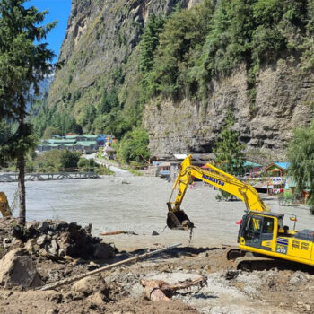 घट्टेखोलाको लेदोले थुनिएको मर्स्याङ्दी खुलाइँदै