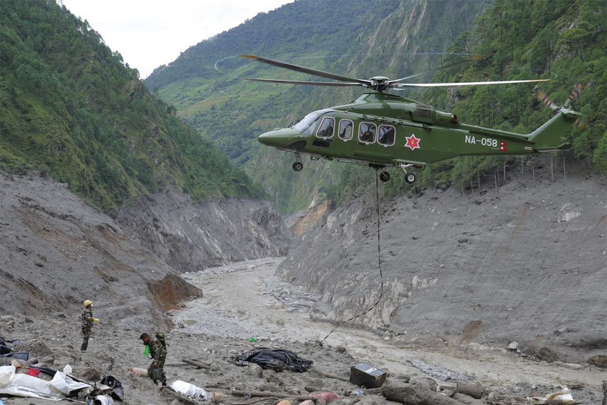 सेनाद्वारा हालसम्म ३,९६७ जनाको हवाई उद्धार